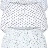 CurveWow 3 Pack Full Cotton Brief Blue/White