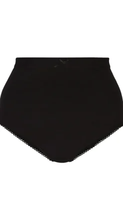 CurveWow 5 Pack Full Cotton Brief Black & Grey