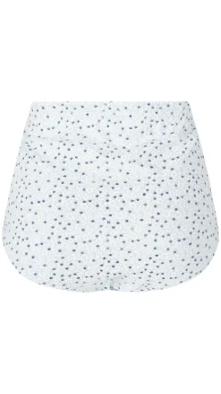 CurveWow 3 Pack Full Cotton Brief Blue/White