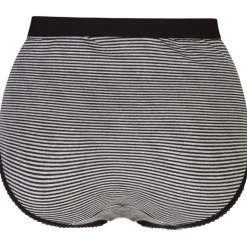 CurveWow 5 Pack Full Cotton Brief Black & Grey
