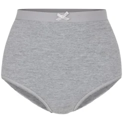 CurveWow 3 Pack Mixed Full Cotton Brief Black/Grey/White