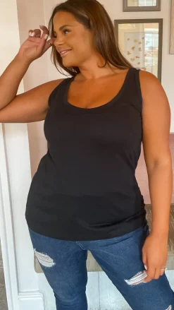 CurveWow Basic Vest Black