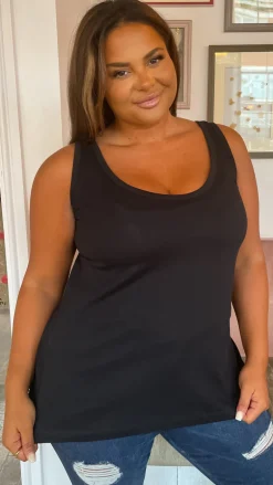 CurveWow Basic Vest Black