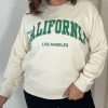 CurveWow 'California' Slogan Sweater Oatmeal