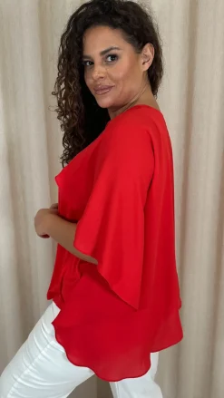 CurveWow Cape Top Red