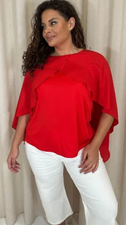 CurveWow Cape Top Red