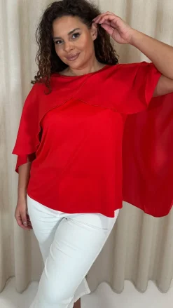 CurveWow Cape Top Red