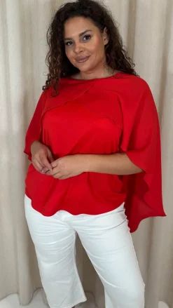 CurveWow Cape Top Red
