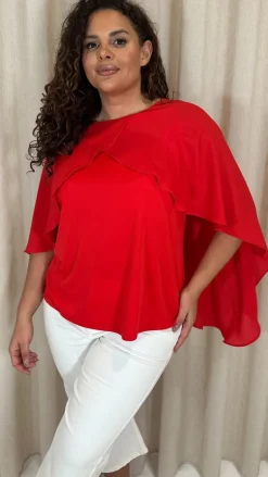 CurveWow Cape Top Red