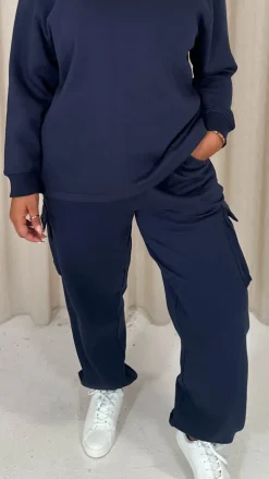 CurveWow Cargo Jogger Navy
