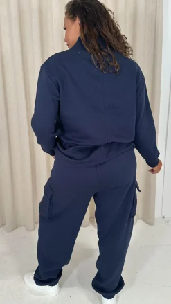 CurveWow Cargo Jogger Navy