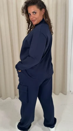 CurveWow Cargo Jogger Navy