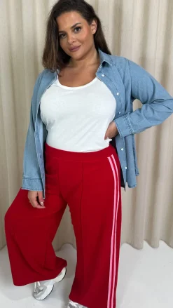 CurveWow Chambray Shirt Lightwash