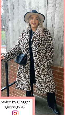 CurveWow Leopard Print Coat
