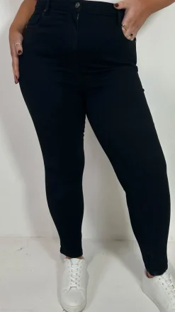 CurveWow Skinny Jeans Black