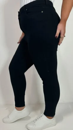 CurveWow Skinny Jeans Black