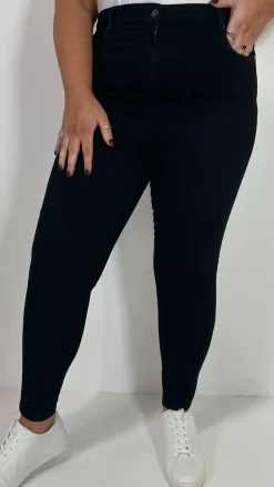 CurveWow Skinny Jeans Black