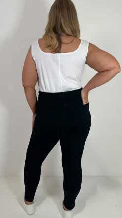 CurveWow Skinny Jeans Black