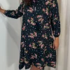 CurveWow Tassel Swing Dress Spot Floral