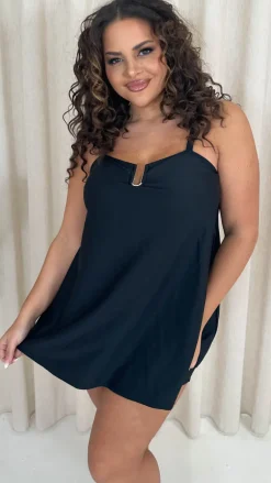 CurveWow Ubar Swimdress Black