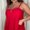 CurveWow Ubar Swimdress Red