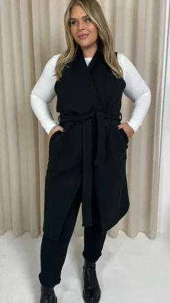 CurveWow Waterfall Gilet Black