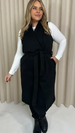 CurveWow Waterfall Gilet Black