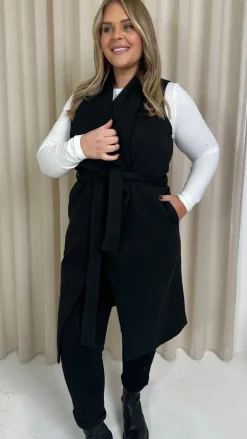 CurveWow Waterfall Gilet Black