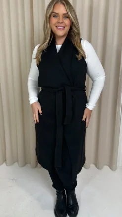 CurveWow Waterfall Gilet Black
