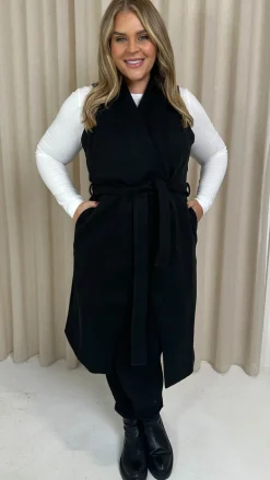 CurveWow Waterfall Gilet Black