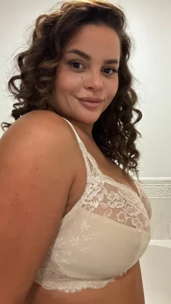 Lace Soft Cup Bra Nude