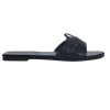 Plait Mule Sandal Black